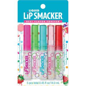 Lip Smacker Liquid Lip Gloss Friendship Pack, 5 Count(Friendship)