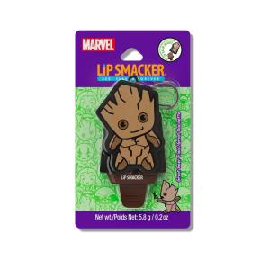 Lip Smacker Marvel Guardians of the Galaxy Lippy Pals, Clear & Glossy, Fun & Giftable, Cruelty Free – Groot Beer (Keychain)(Groot Beer (Keychain))