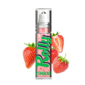 Lip Smacker Rolly Lip Gloss, Classic Roller-Ball Design for a Cooling Sensation, Hydrating & Moisturizing Shine – Peach(Strawberry)