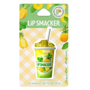 Lip Smacker Summer Refresher Lip Balm, Moisturizing, Collectible Beverage Cup Design, Sheer Finish for Smooth Lips – Raspberry Blast(Pineapple Mint)