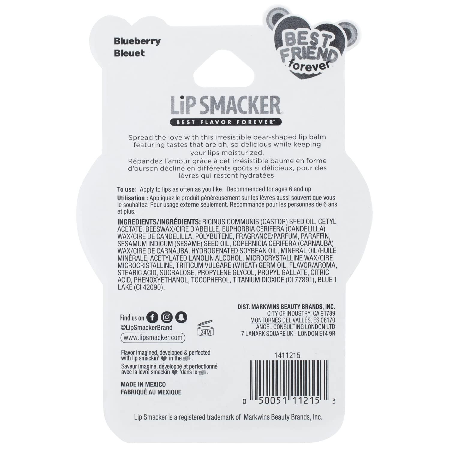 image:imageLip Smacker Sugar Bear Lip Balm Grapeful4UBlueberry