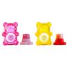 Lip Smacker Sugar Bear Lip Balm Grapeful-4-U(Luv U Straw-Beary Much! / Pineapple-y Ever After)