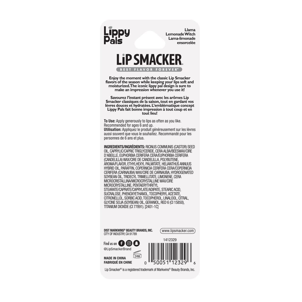 image:imageLip Smacker Halloween Lippy Pal Lip Balm Spooky Cute Llama Lemonade Witch Flavored Deliciousness Moisturizes Nourishes amp Soothes CrueltyFree amp Vegan Llama