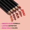 Lip Liner Pencil By Wet n Wild Color Icon Lip Color Makeup, Brandy Wine(Willow)