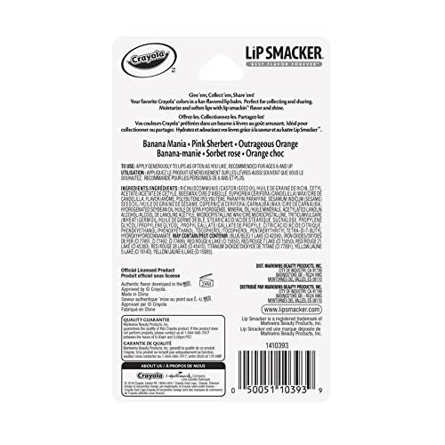 image:imageLip Smacker Holiday Lip Balm Trio Tin Gingerbread Cookie Sprinkle Cookie amp Oatmeal Cookie Festive Flavored Lip Balms Moisturizing Holiday Gift SetBanana Mania Pink Sherbert Outrageous Orange
