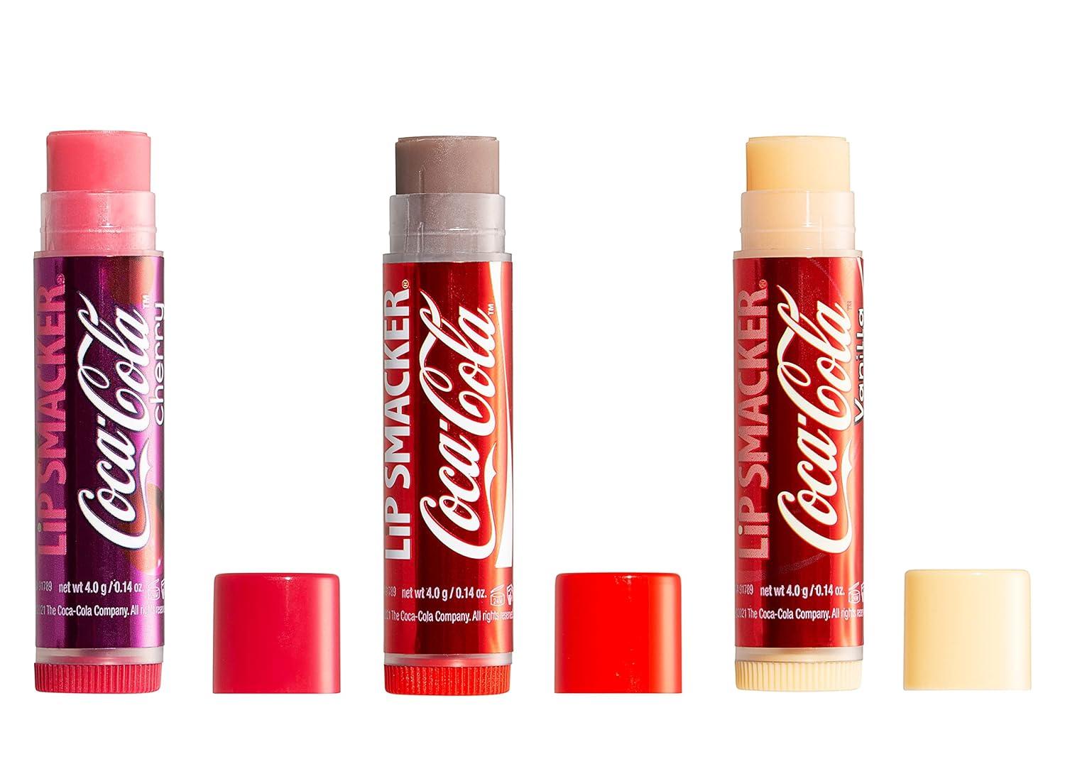 image:imageLip Smacker Holiday Lip Balm Trio Tin Gingerbread Cookie Sprinkle Cookie amp Oatmeal Cookie Festive Flavored Lip Balms Moisturizing Holiday Gift SetCherry