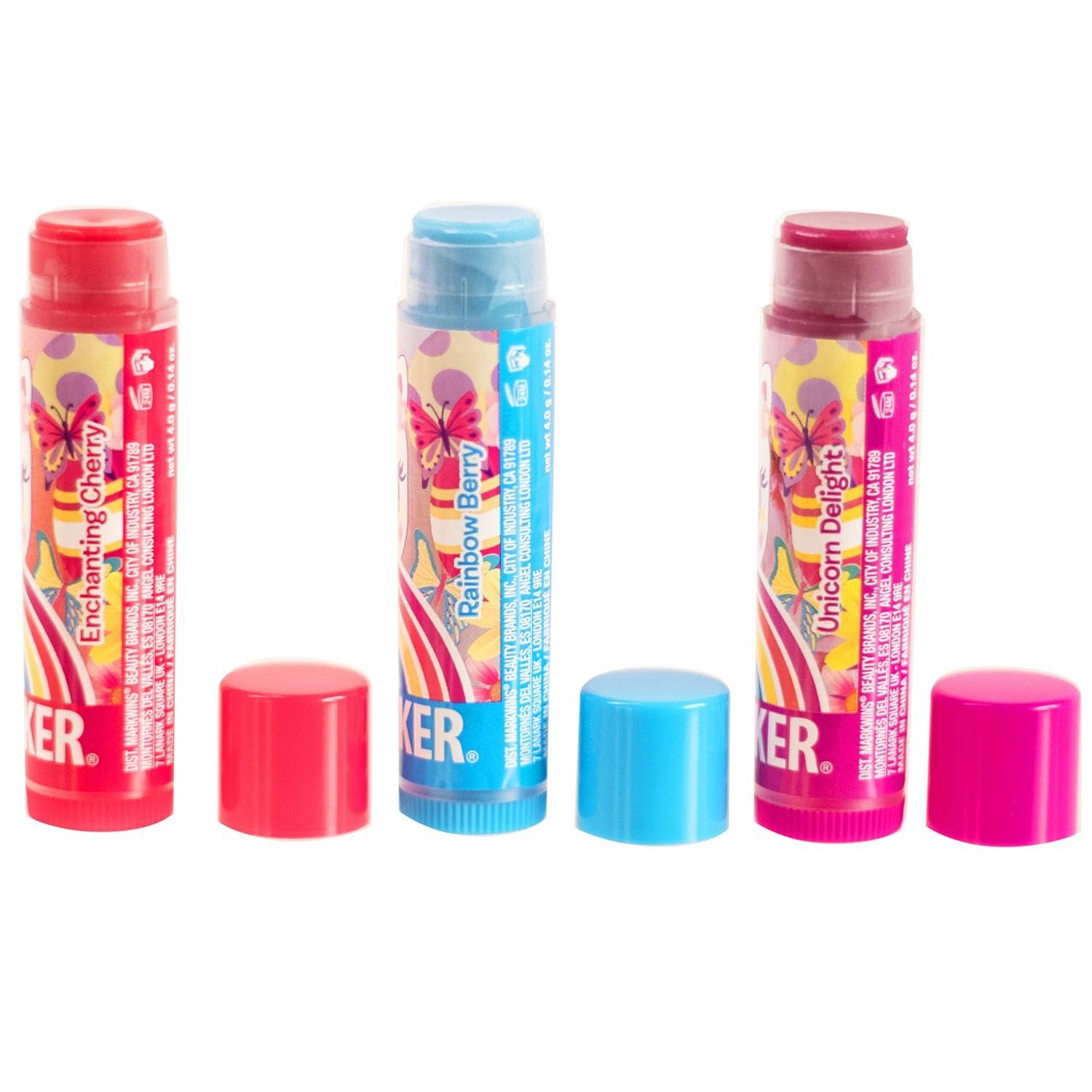 image:imageLip Smacker Holiday Lip Balm Trio Tin Gingerbread Cookie Sprinkle Cookie amp Oatmeal Cookie Festive Flavored Lip Balms Moisturizing Holiday Gift SetUnicorn Delight Rainbow Berry Enchanting Cherry