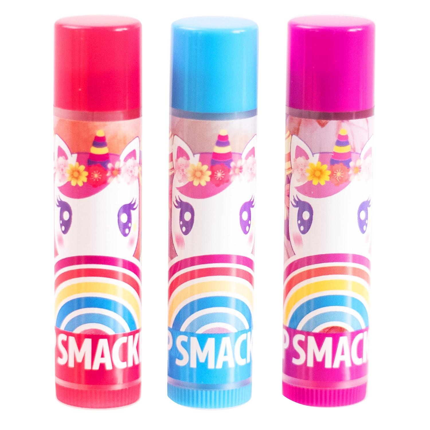 image:imageLip Smacker Holiday Lip Balm Trio Tin Gingerbread Cookie Sprinkle Cookie amp Oatmeal Cookie Festive Flavored Lip Balms Moisturizing Holiday Gift SetUnicorn Delight Rainbow Berry Enchanting Cherry