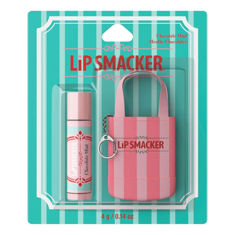 image:imageLip Smacker Holiday Getaway Lip Balm Mini Tote Keychain Moisturizing Lip Care Fun Collectible Gift amp Stocking Stuffer Chocolate Mint Flavor1 Count Pack of 1