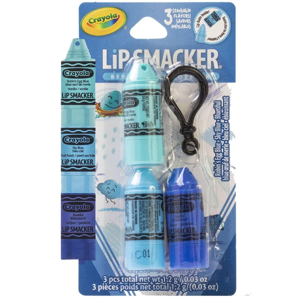 image:imageLip Smacker Holiday Lip Balm Trio Tin Gingerbread Cookie Sprinkle Cookie amp Oatmeal Cookie Festive Flavored Lip Balms Moisturizing Holiday Gift SetBlues
