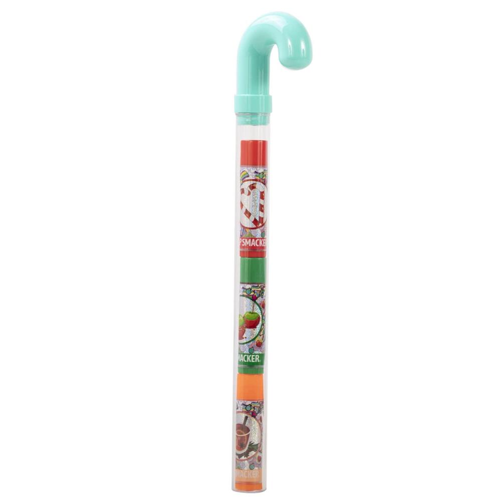 image:imageLip Smacker Holiday Lip Balm Trio Tin Gingerbread Cookie Sprinkle Cookie amp Oatmeal Cookie Festive Flavored Lip Balms Moisturizing Holiday Gift SetCandy Cane Candy Apple Holiday Punch