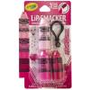 Lip Smacker Holiday Lip Balm Trio Tin – Gingerbread Cookie, Sprinkle Cookie & Oatmeal Cookie, Festive Flavored Lip Balms, Moisturizing Holiday Gift Set(Pinks)
