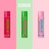 Lip Smacker Holiday Lip Balm Trio Tin – Gingerbread Cookie, Sprinkle Cookie & Oatmeal Cookie, Festive Flavored Lip Balms, Moisturizing Holiday Gift Set(Strawberry  Cotton Candy  Watermelon)