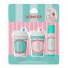 Lip Smacker Holiday Lip Balm Trio Tin – Gingerbread Cookie, Sprinkle Cookie & Oatmeal Cookie, Festive Flavored Lip Balms, Moisturizing Holiday Gift Set(Peppermint Mocha  Caramel Latte  Cold Foam)