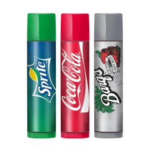 Lip Smacker Holiday Lip Balm Trio Tin – Gingerbread Cookie, Sprinkle Cookie & Oatmeal Cookie, Festive Flavored Lip Balms, Moisturizing Holiday Gift Set(Coke  Sprite  Root Beer)