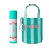 Lip Smacker Holiday Getaway Lip Balm + Mini Tote Keychain, Moisturizing Lip Care, Fun Collectible Gift & Stocking Stuffer – Creamy Peppermint(2 count (Pack of 1))