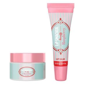 Lip Smacker Holiday Don’t Disturb Lip Kit – Raspberry & Chocolate, Hydrating Lip Care Gift Set(1 Count (Pack of 1))