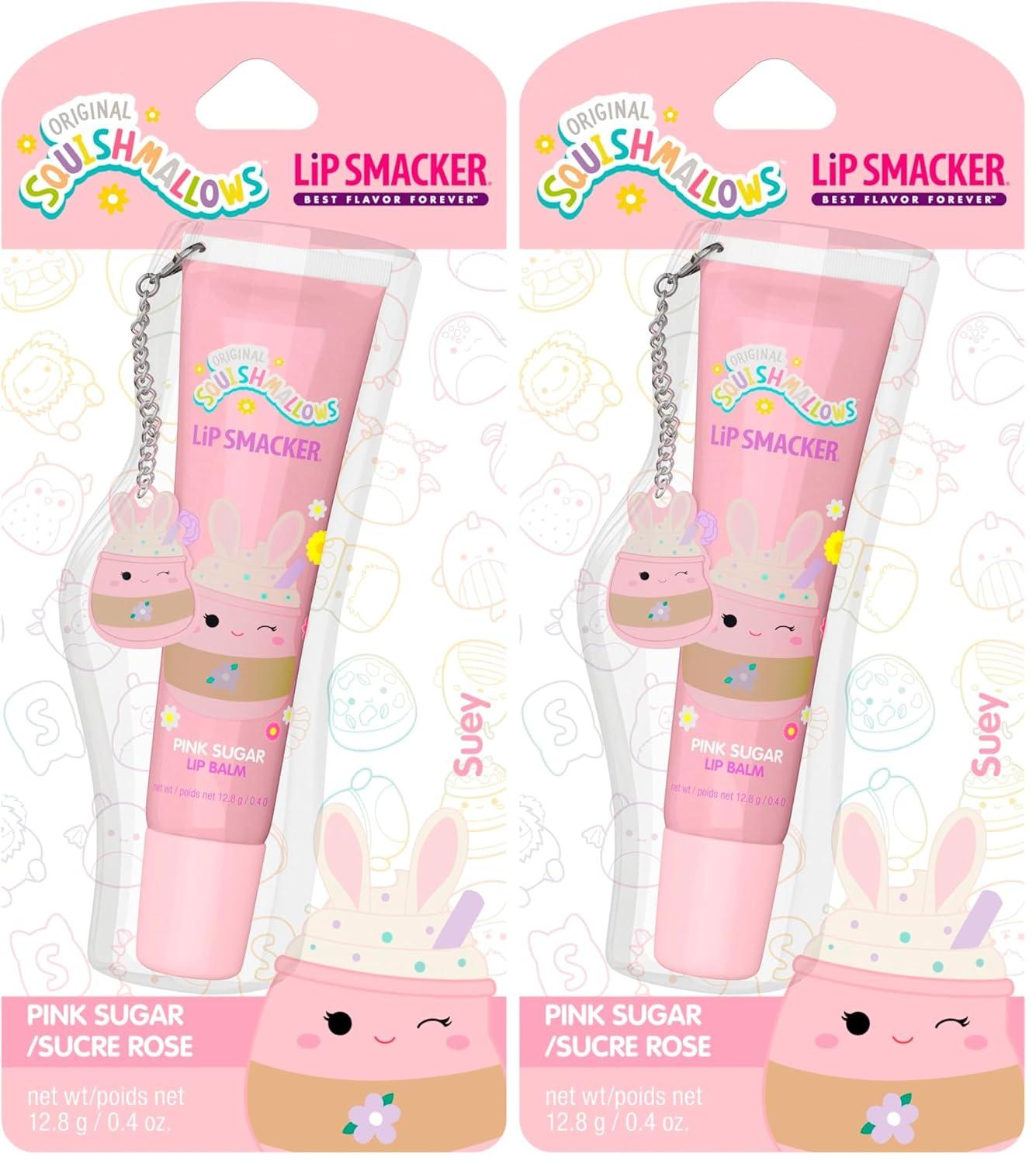 image:imageLip Smacker Squishmallows Lip Balm Pink Sugar Suey Limited Edition Easter Basket Stuffer Flavored amp Scented Lip Balm with Charm Collectible Spring GiftPink Sugar