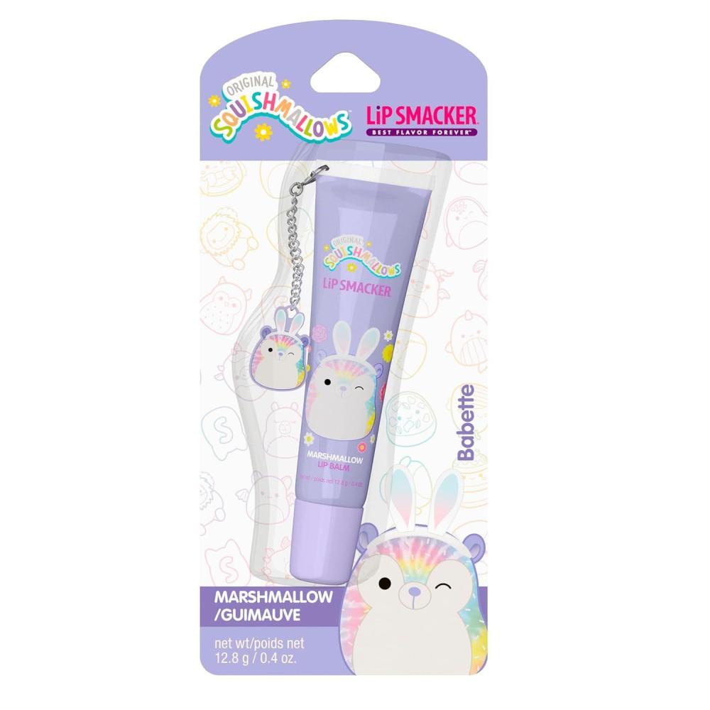image:imageLip Smacker Squishmallows Lip Balm Pink Sugar Suey Limited Edition Easter Basket Stuffer Flavored amp Scented Lip Balm with Charm Collectible Spring GiftMarshmallow