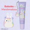 Lip Smacker Squishmallows Lip Balm, Pink Sugar (Suey), Limited Edition Easter Basket Stuffer, Flavored & Scented Lip Balm with Charm, Collectible Spring Gift(Marshmallow)