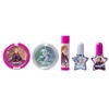 Lip Smacker Hello Kitty Nail Polish & Flavored Lip Balm Makeup Tote – Moisturizing Balms, Colorful Nail Polishes, Sanrio Accessory Ring, Stylish Tote Bag, Perfect Glam Gift for Hello Kitty Lovers(Frozen 2 Collection)