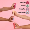 Lip Smacker Nail Polish, 3 Moisturizing, Smoothing Soft Shine, Hydrating & Protecting Fun Flavors, Cruelty-Free & Vegan – Holiday Hello Kitty(Sanrio Hello Kitty Makeup Set)