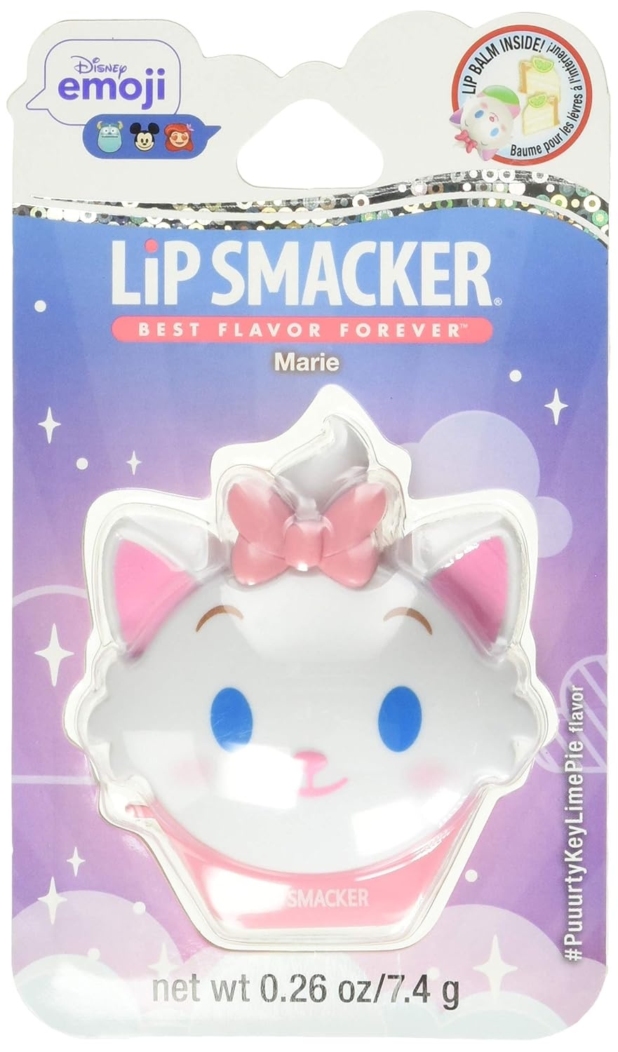 image:imageLip Smacker Disney Minnie Mouse Emoji Lip Balm Strawberry Lemonade Flavored Clear For Kids Pack of 2Puuurty Key Lime Pie