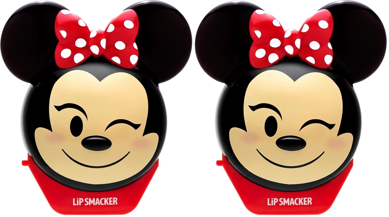 image:imageLip Smacker Disney Minnie Mouse Emoji Lip Balm Strawberry Lemonade Flavored Clear For Kids Pack of 2Strawberry Lemonade